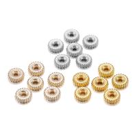 Spacer Beads Jewelry, Copper Coated Plastic, plated, durable & DIY, more colors for choice, 8mm, Sold By Bag