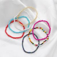 Bracelet de perles de verre, Seedbead, bijoux de mode, plus de couleurs à choisir, Vendu par brin