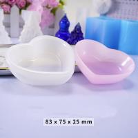DIY Epoxy Mold Set Silicone Heart for DIY Jewelry Dish & Tray Casting Mold plated durable Sold By PC