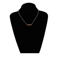 Zinc Alloy Jewelry Necklace Heart plated for woman nickel lead & cadmium free Sold Per 16.14 Inch Strand