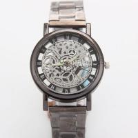 Men Wrist Watch Zinc Alloy with Titanium Alloy & Glass Chinese movement watch movement waterproofless & for man plated Sold By Lot