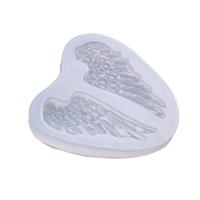 DIY Epoxy Mold Set, Silicone, Wing Shape, plated, durable, white, 66x9mm, Sold By PC