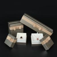Cardboard Jewelry Set Box Leatherette Paper with Velveteen durable Sold By PC