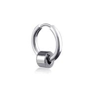 Stainless Steel Huggie Hoop Earring, Titanium Steel, plated, vintage & Unisex, more colors for choice, 17x12x19mm, Sold By PC