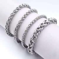 Titanium Steel Bracelet & Bangle, with Stainless Steel, portable & durable, more colors for choice, Sold By PC