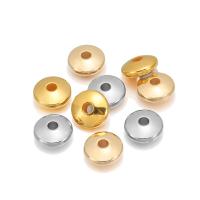 Perles d'espacement Bijoux, plastique revêtu de cuivre, Placage, durable & DIY, plus de couleurs à choisir, 10mm, 200PC/sac, Vendu par sac