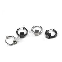 Stainless Steel Earring Clip, plated, Unisex & different styles for choice, more colors for choice, 17x20mm, Sold By PC