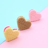 Mobile Phone DIY Decoration, Resin, Heart, epoxy gel, durable & cute, mixed colors, 20x20mm, 100PCs/Bag, Sold By Bag