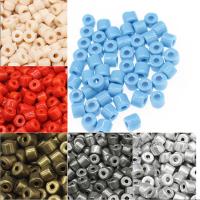 Blandet Glass Seed Beads, Glas Seed Beads, Runde, flere farver til valg, 7*7mm, 2000pc'er/Bag, Solgt af Bag