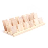 Drewno Ekspozycja kolczyków, różne style do wyboru, 395x300x250mm, sprzedane przez PC