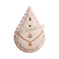Leather Necklace Display Wood with Microfiber PU durable Sold By PC