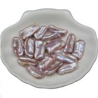 Perles de culture d'eau douce Keishi, laiton, Irrégulière, DIY, plus de couleurs à choisir, 11x22mm, 5PC/sac, Vendu par sac