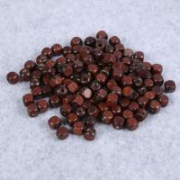 Wood Beads stoving varnish DIY coffee color Sold By Bag