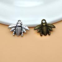 Zinc Alloy Pendants Bee plated DIY Sold By Lot