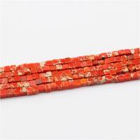 Gemstone Jewelry Beads, Natural Stone, Square, polished, DIY, more colors for choice, 3x3mm, Sold By Strand