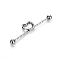 Stainless Steel Piercing Earring plated fashion jewelry & Unisex 5/6mm Sold By PC