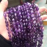 Natürliche Amethyst Perlen, Unregelmäßige, poliert, Chips & DIY, violett, verkauft von Strang