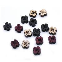 Wood Beads, plated, fashion jewelry & Unisex, more colors for choice, 10x10mm, 20PCs/Bag, Sold By Bag