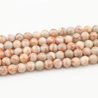 Perles bijoux en pierres gemmes, Pierre en soie noire, Rond, poli, DIY & normes différentes pour le choix, Vendu par brin