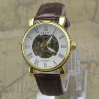 Herren Armbanduhr, Edelstahl, mit Glas, plattiert, verschiedene Stile für Wahl & hohl, keine, 37*10mm, verkauft von PC
