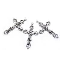 Zinc Alloy Cross Pendants plated fashion jewelry & Unisex nickel lead & cadmium free Sold By Bag
