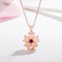 Brass Jewelry Pendants, Flower, portable & durable, more colors for choice, 2.3X1.7CM, Sold By PC