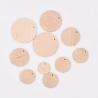 Wood Pendants Round polished DIY 25*40mm Sold By Bag