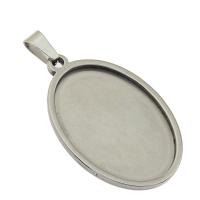 Stainless Steel Pendant Setting Sold By Bag
