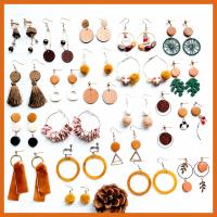 Tibetan Style Drop Earrings, with Tibetan Style, plated, different color and pattern for choice & different size for choice & for woman, more colors for choice, 15mm, Sold By Pair