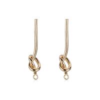 Brass Earring Drop Component, gold color plated, DIY & for woman, nickel, lead & cadmium free, 1.60x27mm, 20PCs/Bag, Sold By Bag