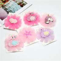 Children Hair Accessory Cloth plated for children 30-50mm Sold By PC