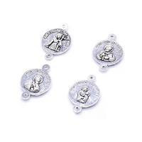 Zinc Alloy Connector plated fashion jewelry & Unisex nickel lead & cadmium free Sold By Bag