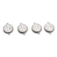 Tibetan Style Connector, plated, fashion jewelry & Unisex, nickel, lead & cadmium free, 30x22mm, 10PCs/Bag, Sold By Bag