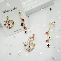 Asymmetric Earrings, Tibetan Style, portable & different styles for choice, more colors for choice, 5-2.5cm, Sold By Pair