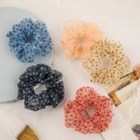 Hair Scrunchies Gauze Donut printing & for woman 160mm Sold By PC