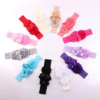 Lace Headband, for children & with rhinestone, more colors for choice, 13 inch,18 inch, Sold By PC
