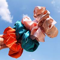 Hair Scrunchies, Cloth, Donut, fashion jewelry & different styles for choice & for woman, more colors for choice, 150mm, Sold By PC