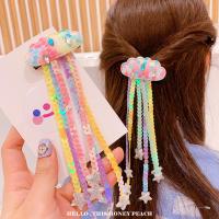 Alligator Hair Clip PVC Plastic Cloud fashion jewelry & for woman multi-colored 50mm Sold By Box