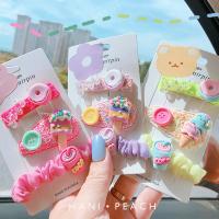 Alligator Hair Clip PVC Plastic handmade & candy style & for woman 50mm Sold By Set