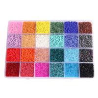 Ogenomskinligt glas Seed Beads, ugnstorkande lack, DIY & olika stilar för val, fler färger för val, Säljs av Bag