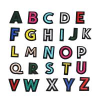 Naaien - op Flard, Doek, De Brief van het alfabet, Borduurwerk, DIY & verschillende stijlen voor de keuze & meer maten voor de keuze, meer kleuren voor de keuze, 33*24mmm, 26pC's/Bag, Verkocht door Bag