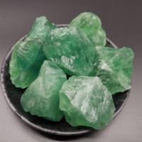 La fluorite verte Quartz Cluster, Irrégulière, naturel, naturel & normes différentes pour le choix, vert, Vendu par fixé