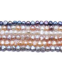 Cultured Baroque Freshwater Pearl Beads, Round, polished, DIY & different size for choice, more colors for choice, Sold By Strand