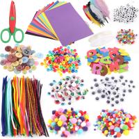 Polyester DIY Tidligt barn Pædagogisk Legetøj, du kan DIY & forskellige stilarter for valg, flere farver til valg, 6*9mm, Solgt af sæt