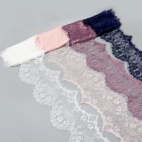 Lace Trim & Ribbon, Polyester Yarns, knit, different color and pattern for choice & DIY, more colors for choice, 95mm, Length:3 Yard, Sold By Bag