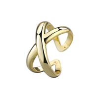 Brass Cuff Finger Ring plated for woman nickel lead & cadmium free Sold By Bag