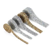 Resin Rhinestone Tape, different size for choice, more colors for choice, Length:Approx 0.91 m, 10Bags/Lot, Sold By Lot