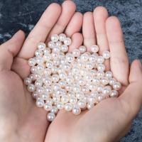Cultured No Hole Freshwater Pearl Beads Round natural & DIY white Grade AAAA Sold By PC