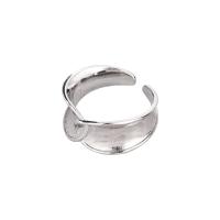 Brass Cuff Finger Ring plated for woman nickel lead & cadmium free US Ring .5 Sold By Bag