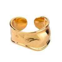 Brass Cuff Finger Ring plated & for woman nickel lead & cadmium free US Ring Sold By Bag